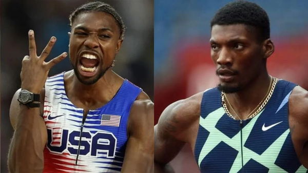 Noah Lyles and Fred Kerley