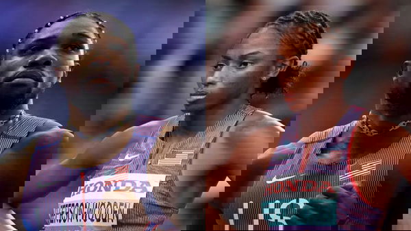 Noah Lyles and Melissa Jefferson