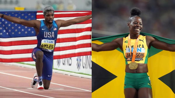 Noah Lyles and Shericka Jackson