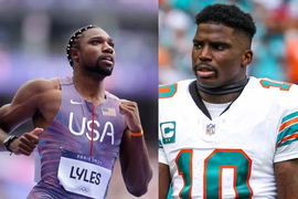 Noah Lyles and Tyreek Hill