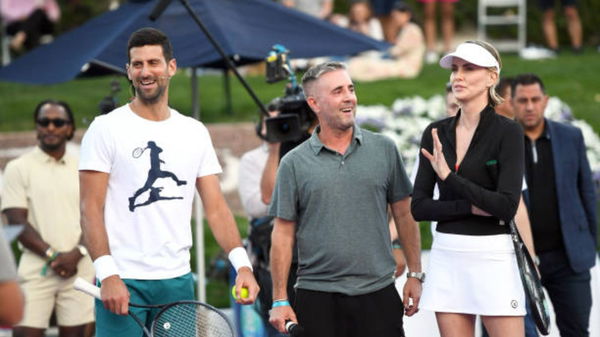 Novak Djokovic, Charlize Theron