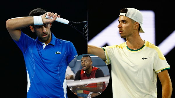 Novak Djokovic, Dino Prizmic, Nick Kyrgios