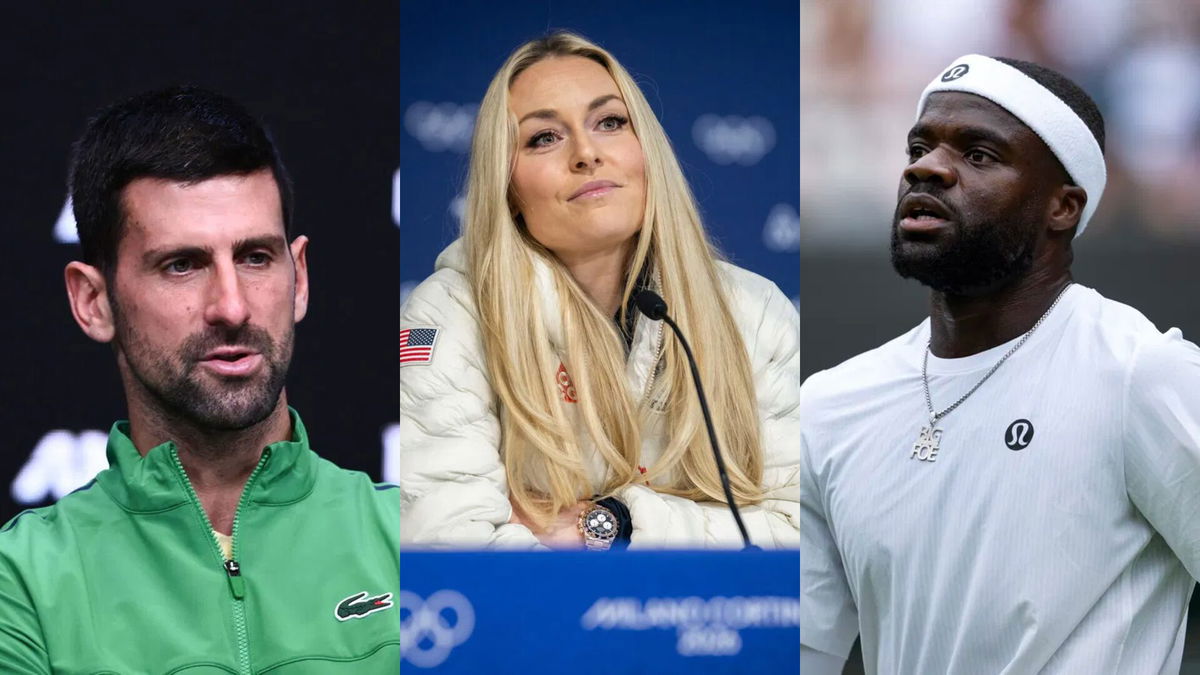 Novak Djokovic & Frances Tiafoe React as Lindsey Vonn Pushes for Winter Olympics Despite Injury Scare