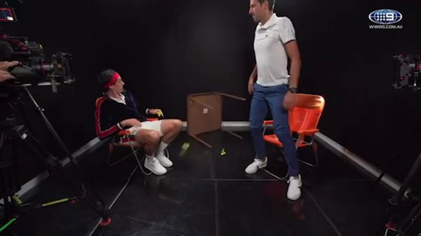 WATCH: Novak Djokovic Gets Angry after a Wrong Guess in a Funny Video - EssentiallySports WATCH: Novak Djokovic Gets Angry after a Wrong Guess in a Funny Video - EssentiallySports