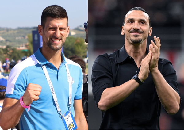 Novak Djokovic and Zlatan Ibrahimovic