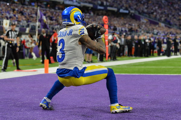 Rams' Odell Beckham Jr. emotional as team wins Super Bowl