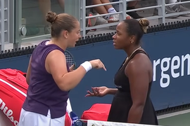 Taylor Townsend and Jelena Ostapenko altercation at US Open