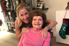 Chris Evert with her mother, Colette Evert