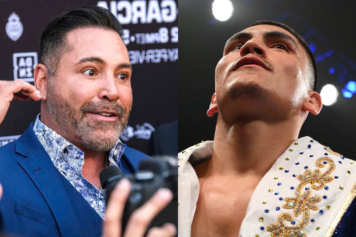 Oscar De La Hoya Stays Confident on Boots Ennis Fight as He Blames “Vultures” Amid Vergil Ortiz Jr. Lawsuit