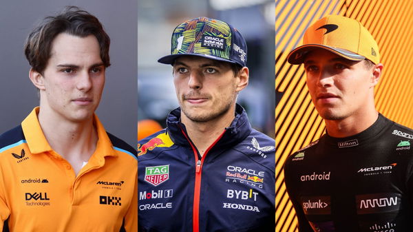 Oscar Piastri Max Verstappen Lando Norris