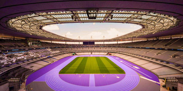 Paris Olympics Purple Track