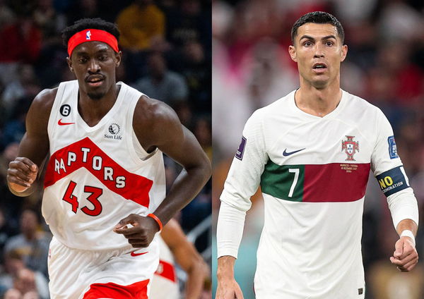 Pascal Siakam and Cristiano Ronaldo