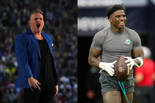 Pat McAfee and Tyreek Hill