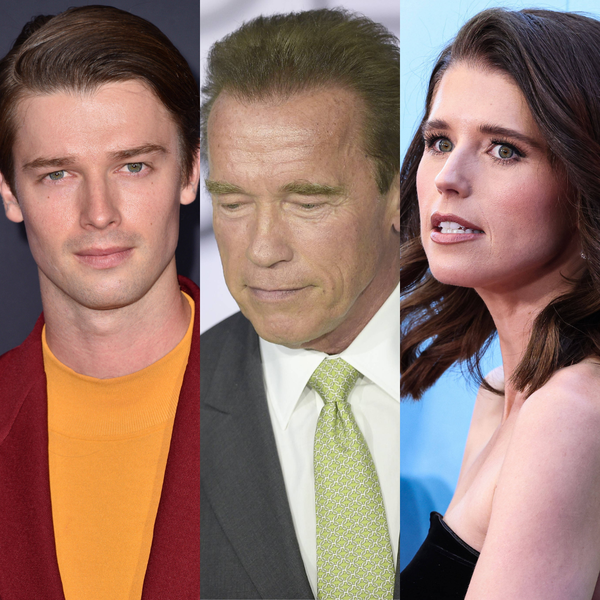 Patrick, Arnold, Katherine Schwarzenegger