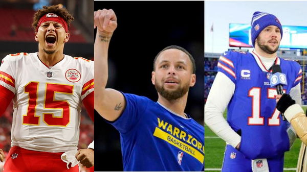 Patrick Mahomes, Josh Allen, Stephen Curry (1)