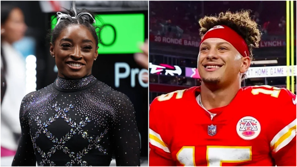 Patrick Mahomes Simone Biles