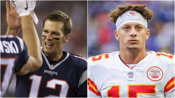 Patrick Mahomes Tom Brady (2)