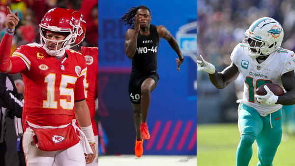 Patrick Mahomes, Tyreek Hill, Xavier Worthy