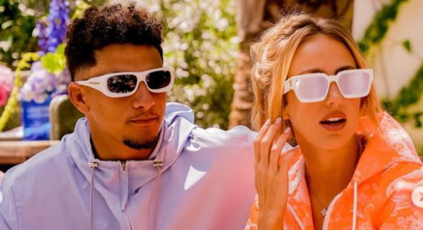 Patrick Mahomes and Brittany, source Instagram