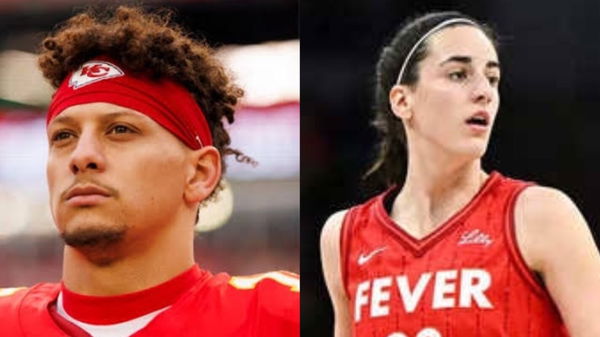 Patrick Mahomes and Caitlin Clark