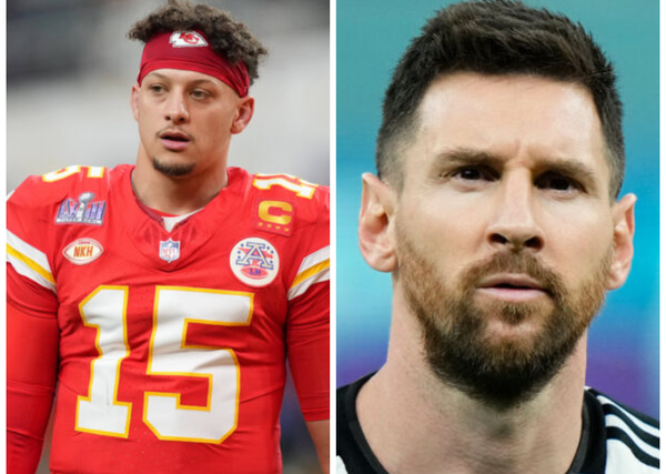 Patrick Mahomes and Messi