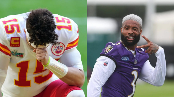 Patrick Mahomes and Odell Beckham Jr.