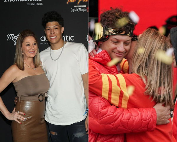 Patrick Mahomes and Randi Martin Mahomes