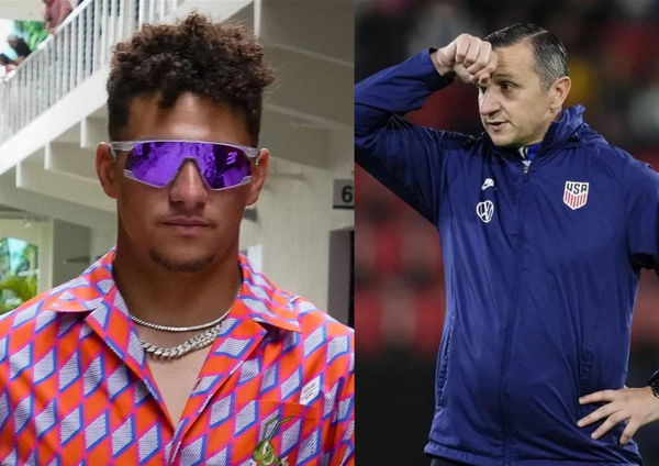 Patrick Mahomes and Vlatko Andanovski