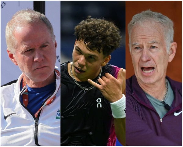 Patrick McEnroe, Ben Shelton, John McEnroe