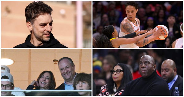 Pau Gasol, Brittney Griner, Magic Johnson, Kamala Harris