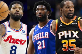 Paul George, Joel Embiid, Kevin Durant