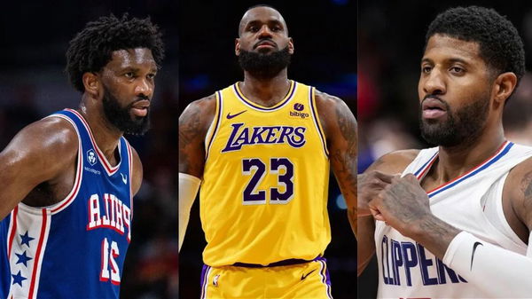 Paul George Joel Embiid LeBron James