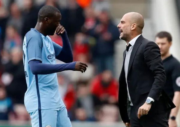 Pep Guardiola-Yaya Toure