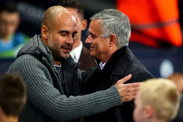 Pep Guardiola and Jose Mourinho