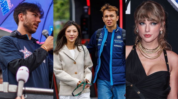 Pierre Gasly, Lily Muni He, Alex Albon, Taylor Swift