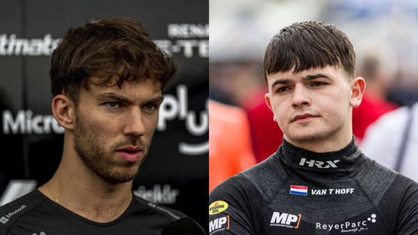 Pierre Gasly and Dilano Van&#8217;t Hoff