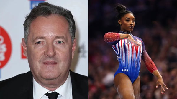 Piers Morgan and Simone-Biles