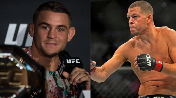 Dustin Poirier and Nate Diaz