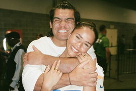 Puka Nacua and Hallie Aiono