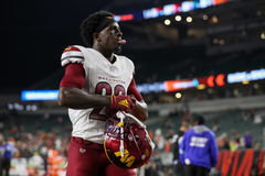 CINCINNATI, OH &#8211; SEPTEMBER 23: Washington Commanders safety Quan Martin (20) walks off the field after the game against