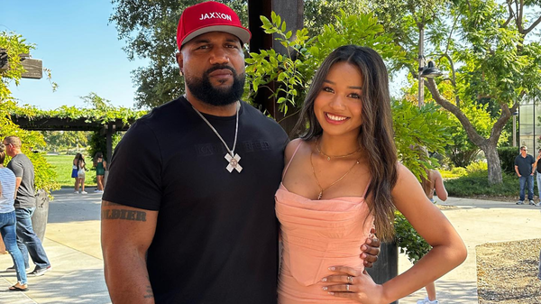 Quinton Jackson with daughter