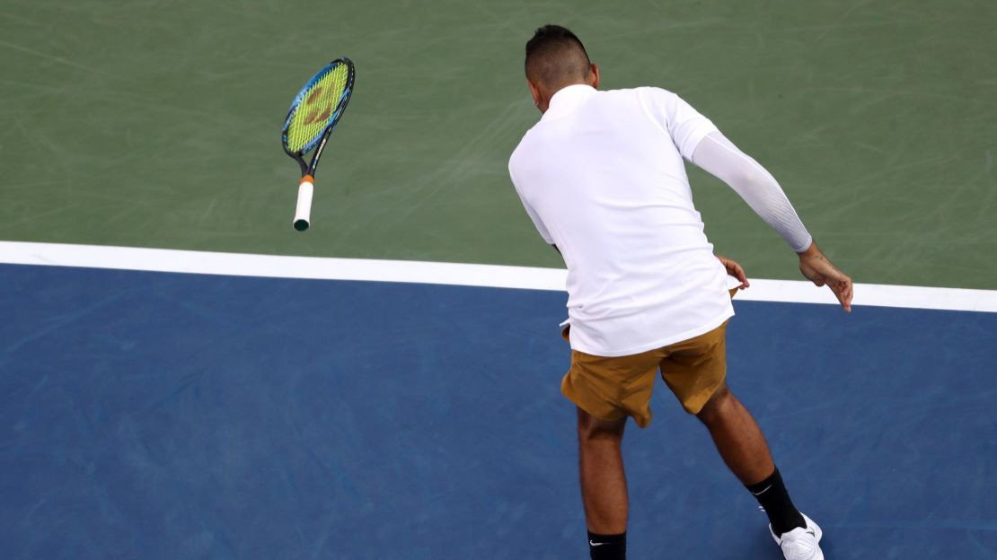 Tennis Player Disqualified After Throwing Racket