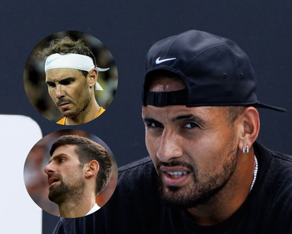 Rafael Nadal, Novak Djokovic, Nick Kyrgios