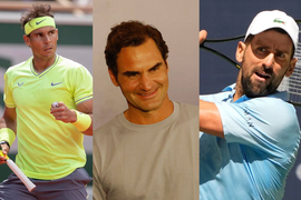 Rafael Nadal, Roger Federer, Novak Djokovic