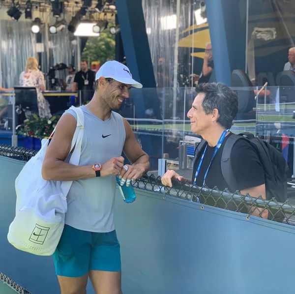 Rafael Nadal and Ben Stiller