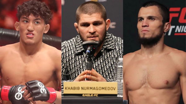 Raul Rosas Jr., Khabib Nurmagomedov and Umar Nurmagomedov