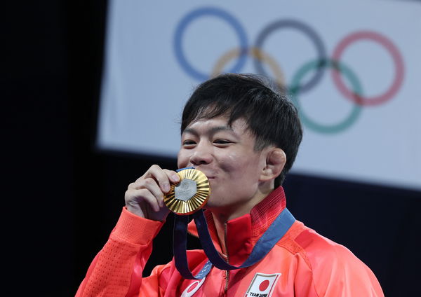 Wrestling &#8211; Men&#8217;s Freestyle 57kg Victory Ceremony