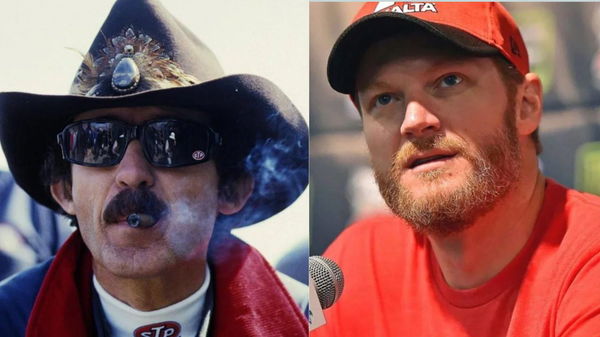 Richard Petty and Dale Earnhardt Jr