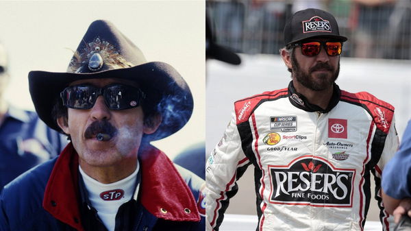 Richard Petty and Martin Truex Jr