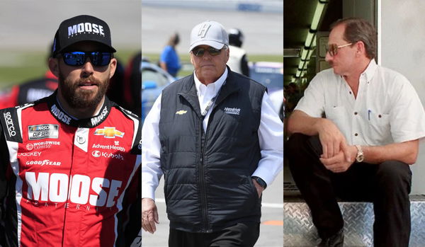 Ross Chastain, Rick Hendrick and Dale Earnhardt Sr